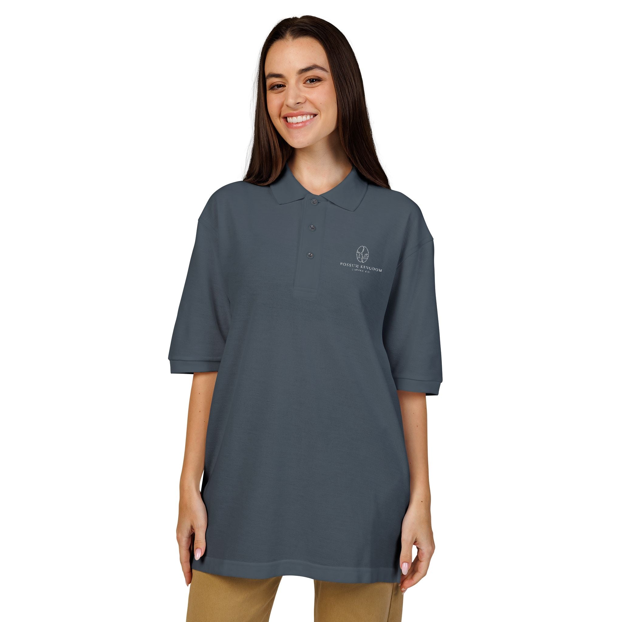 Possum Kingdom Coffee Embroidered Polo