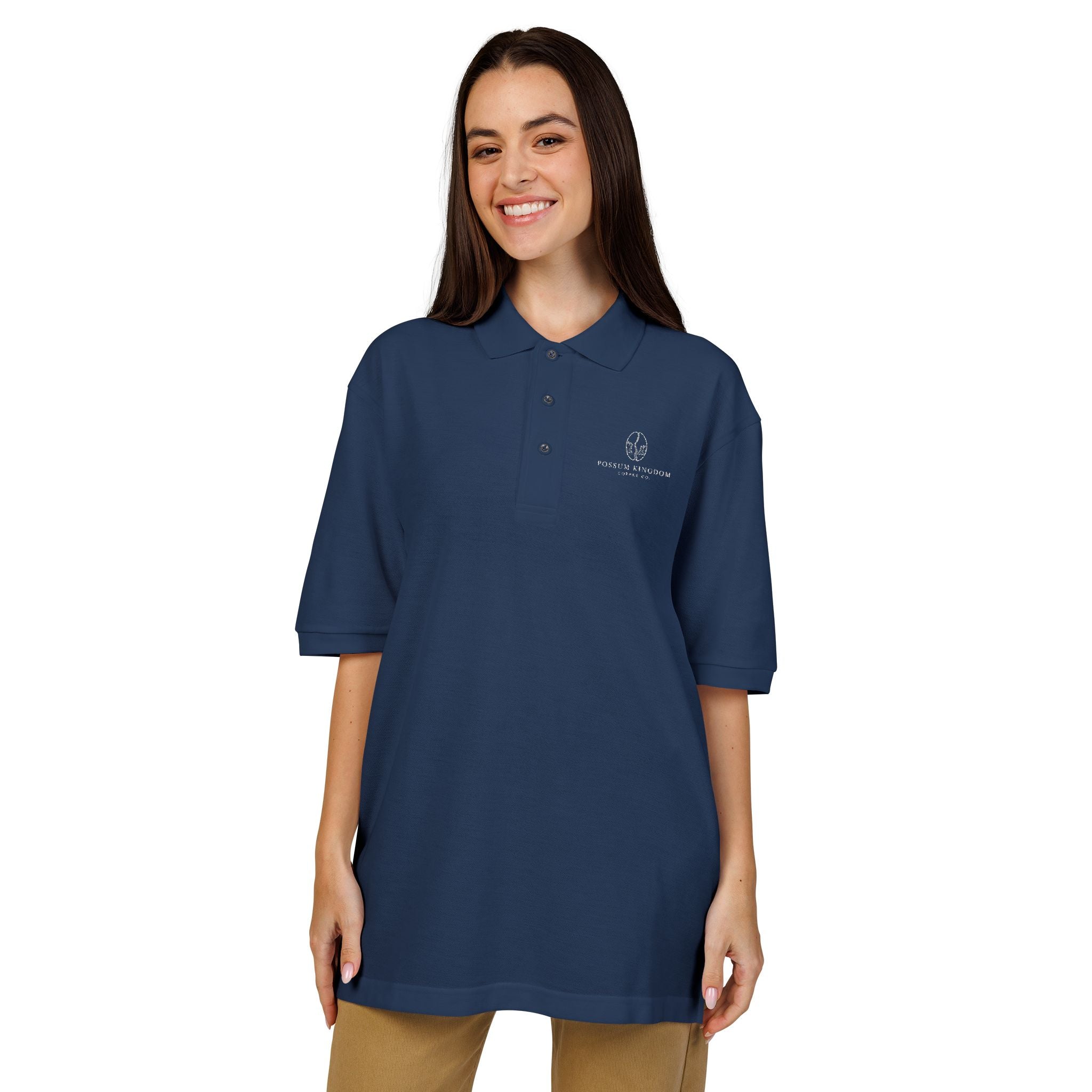 Possum Kingdom Coffee Embroidered Polo