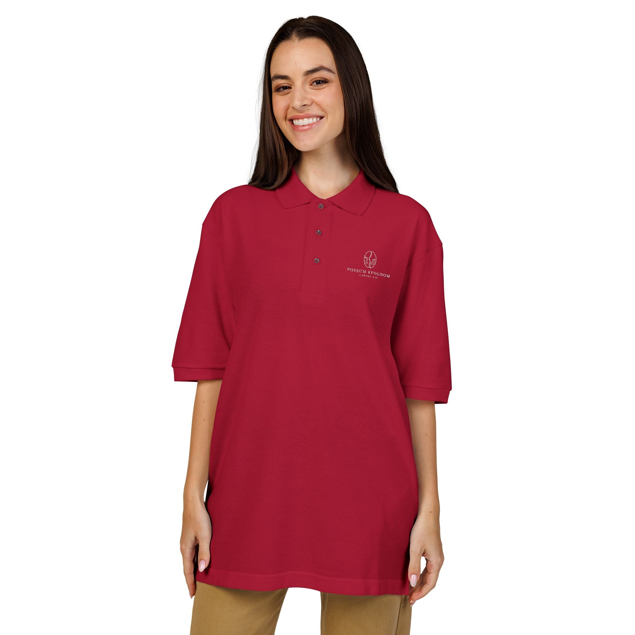 Possum Kingdom Coffee Embroidered Polo